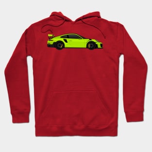 GT2RS Side Lime-Green Hoodie